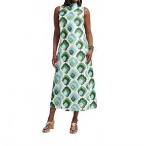 NEW FRANCES VALENTINE carlyle midi dress in leaf